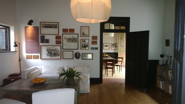 Inside the main house