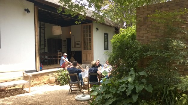 Chilling in the garden